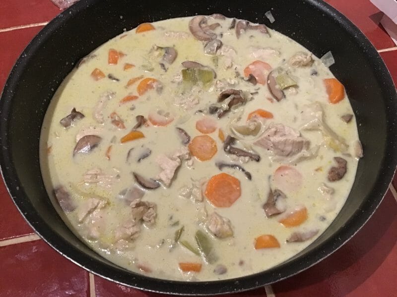 Cliquez pour zoomer ! Blanquette de dinde au bleu d’auvergne Thermomix par annick72david