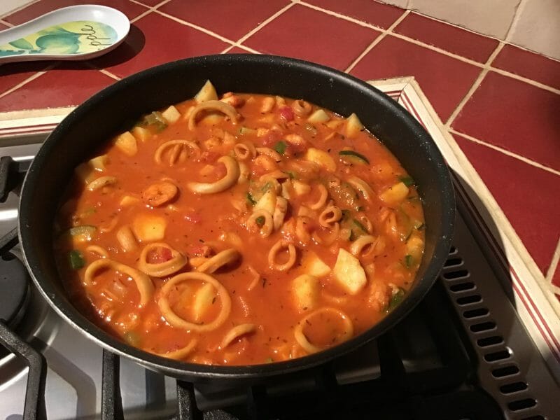 Cliquez pour zoomer ! Encornets à la provençale Thermomix par annick72david