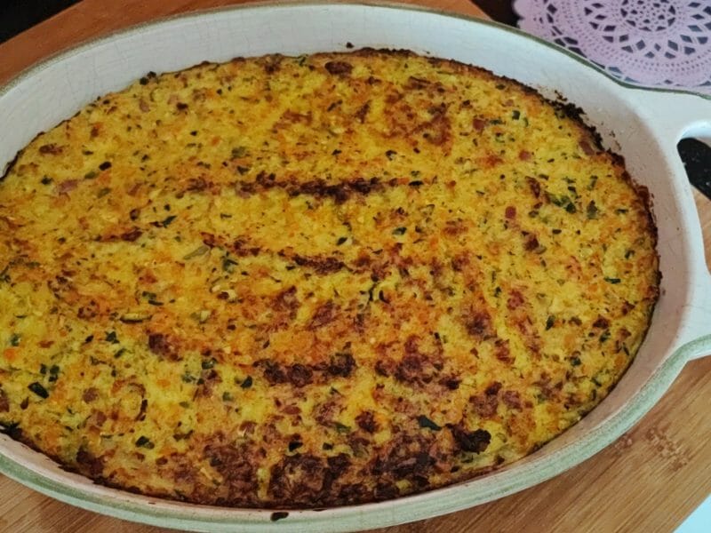 Cliquez pour zoomer ! Tarte courgettes et carottes Thermomix par cad