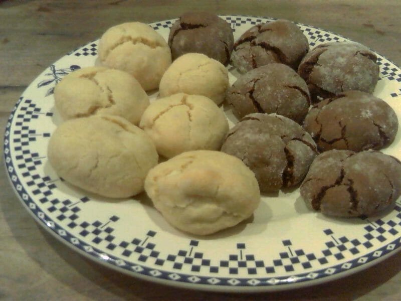 Cliquez pour zoomer ! Craquelés au chocolat Thermomix par Mathilde