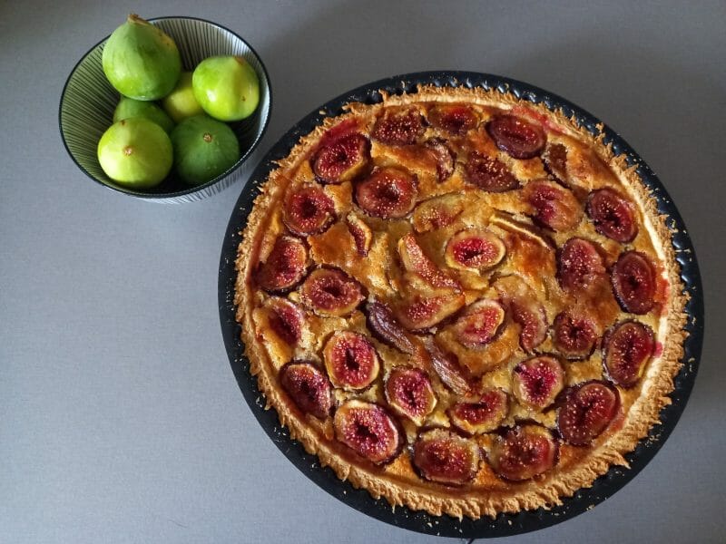 Cliquez pour zoomer ! Tarte aux figues Thermomix par Mathilde