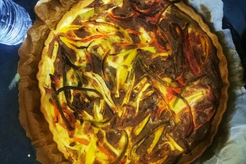 Cliquez pour zoomer ! Quiche poivrons et courgettes Thermomix par tatiana_9