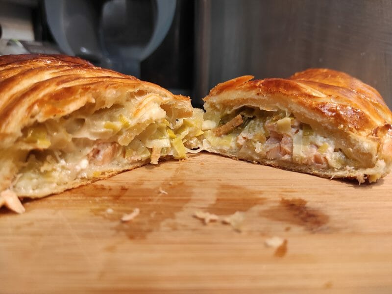 Cliquez pour zoomer ! Feuilleté saumon et poireaux Thermomix par tatiana_9