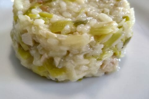 Cliquez pour zoomer ! Risotto poireaux et saumon fumé Thermomix par misslapi