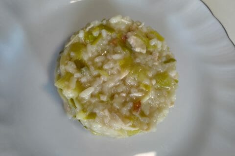 Cliquez pour zoomer ! Risotto poireaux et saumon fumé Thermomix par misslapi