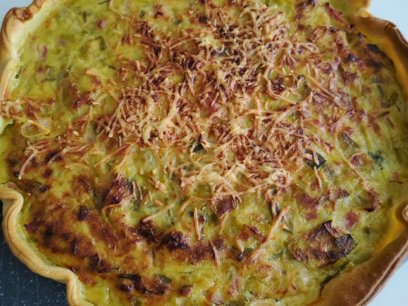 Cliquez pour zoomer ! Tarte aux poireaux Thermomix par misslapi