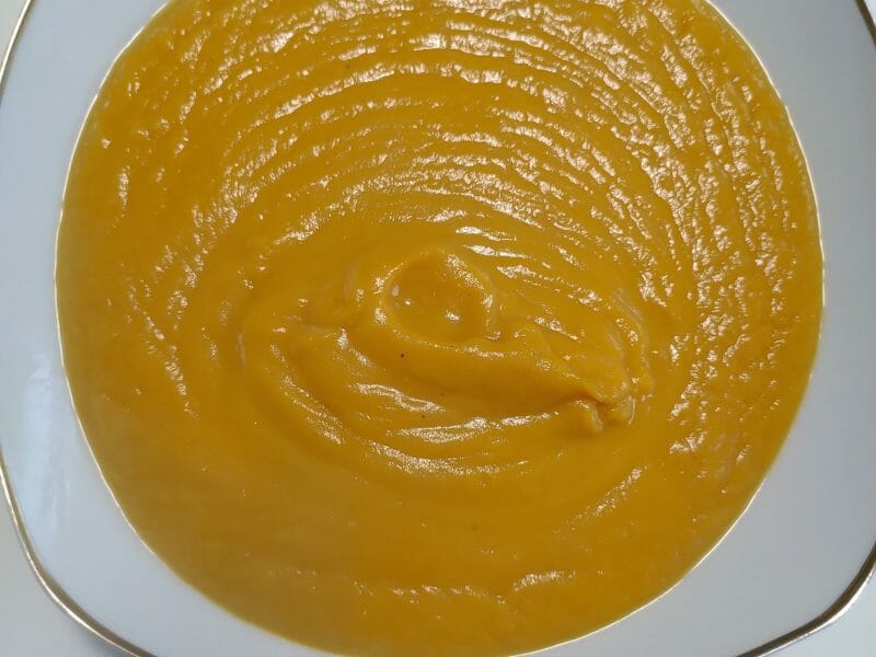 Cliquez pour zoomer ! Velouté de patate douce au lait de coco Thermomix par misslapi