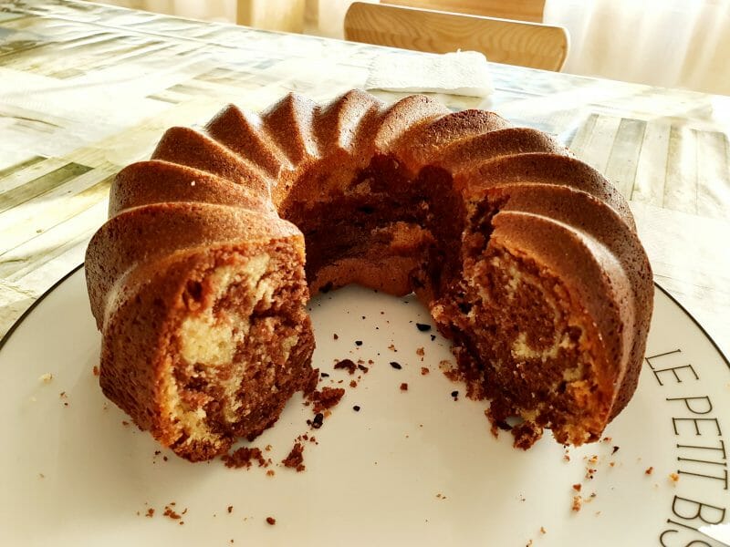 Cliquez pour zoomer ! Marbré au chocolat Thermomix par sarah_51