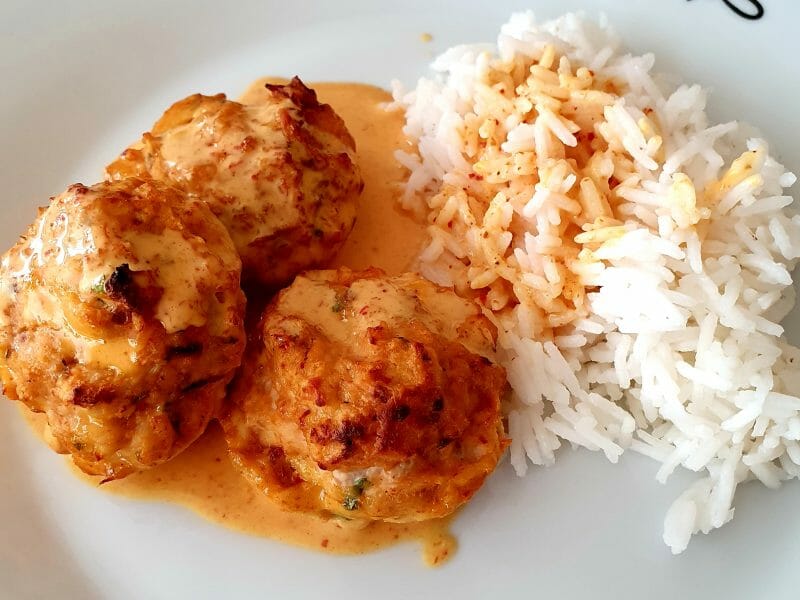 Cliquez pour zoomer ! Boulettes de poulet Thaï Thermomix par sarah_51