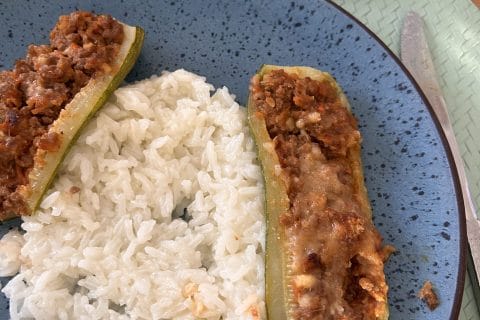 Cliquez pour zoomer ! Courgettes farcies à la viande hachée Thermomix par taliag