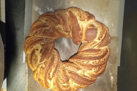 Cliquez pour zoomer ! Brioche tressée aux noisettes Thermomix par clementine_10