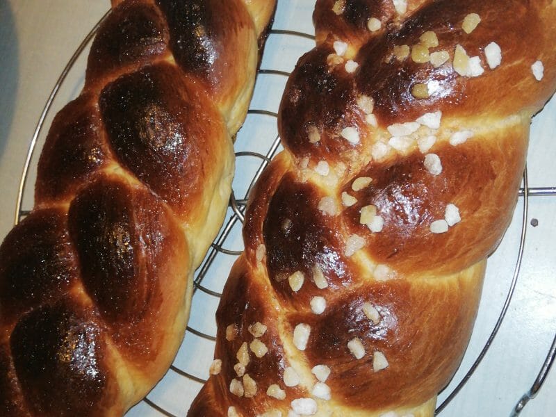 Cliquez pour zoomer ! Brioche tressée à la mie filante Thermomix par bela_2