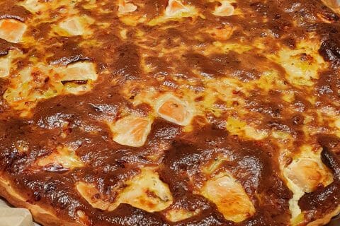 Cliquez pour zoomer ! Quiche saumon et courgettes Thermomix par Cindy Dub