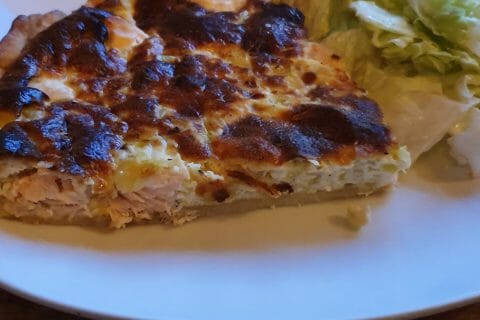 Cliquez pour zoomer ! Quiche saumon et courgettes Thermomix par Cindy Dub