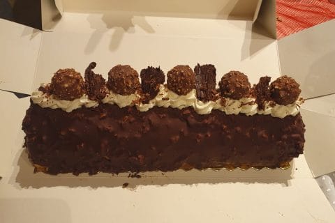 Cliquez pour zoomer ! Bûche Ferrero Rocher Thermomix par mitsuki
