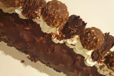 Cliquez pour zoomer ! Bûche Ferrero Rocher Thermomix par mitsuki