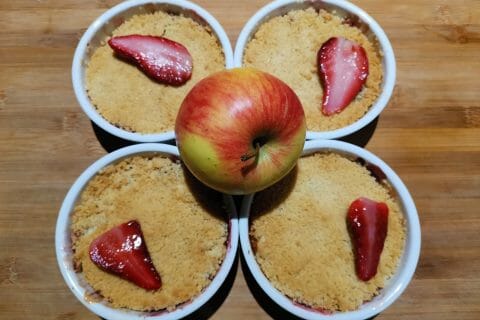 Cliquez pour zoomer ! Crumble aux Pommes Thermomix par meljo
