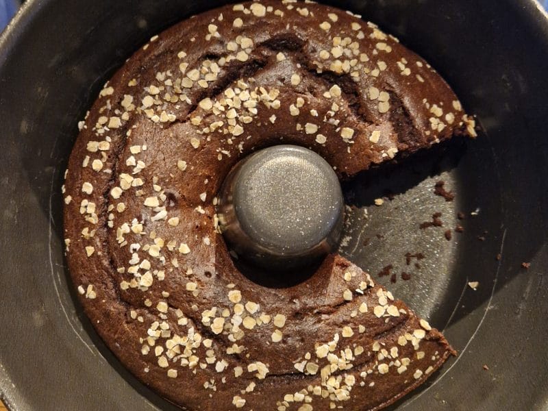 Cliquez pour zoomer ! Cake au chocolat et à la banane Thermomix par annabelle