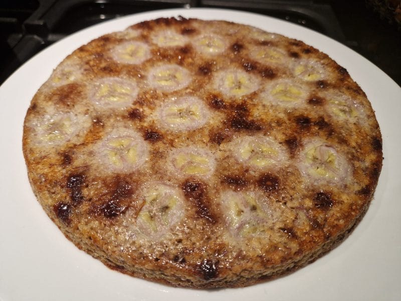 Cliquez pour zoomer ! Gâteau de flocons d’avoine à la banane Thermomix par annabelle