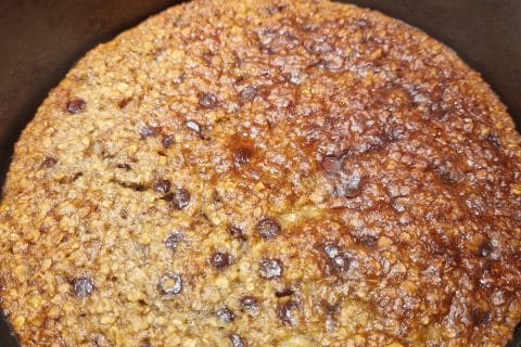 Cliquez pour zoomer ! Gâteau de flocons d’avoine à la banane Thermomix par annabelle