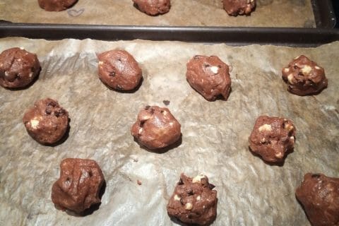 Cookies aux pépites de chocolat blanc au Thermomix - Cookomix