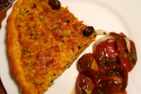 Cliquez pour zoomer ! Tarte courgettes et carottes Thermomix par fleur_de_courgette