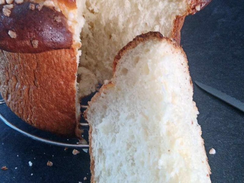 Brioche au yaourt et à la vanille Thermomix par beab9