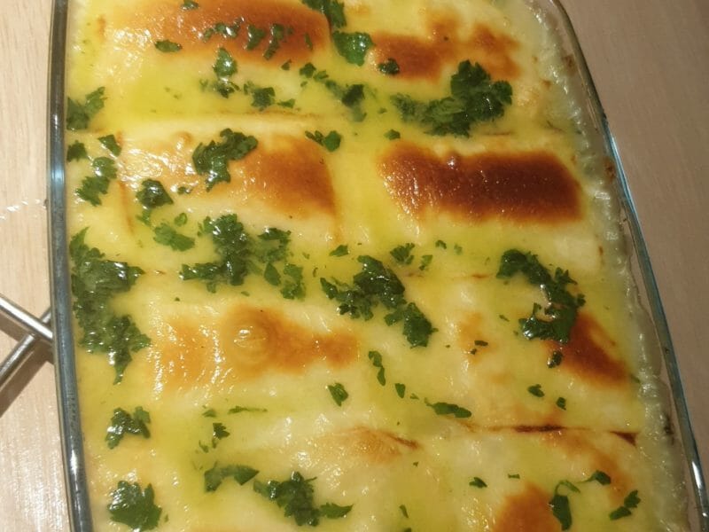 Cliquez pour zoomer ! Gratin de purée de pommes de terre aux épinards Thermomix par melissa_36