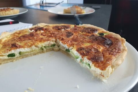 Cliquez pour zoomer ! Tarte courgettes, chèvre et pignons de pin Thermomix par emi_10