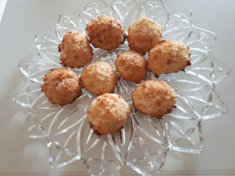 Cliquez pour zoomer ! Rocher coco (Congolais) Thermomix par cristelle_qc