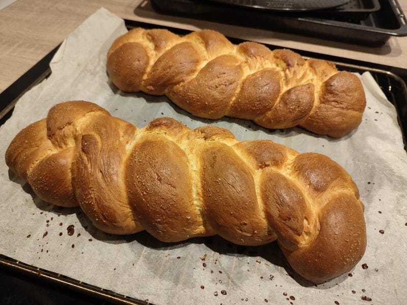 Cliquez pour zoomer ! Brioche tressée à la mie filante Thermomix par stephanie_74500