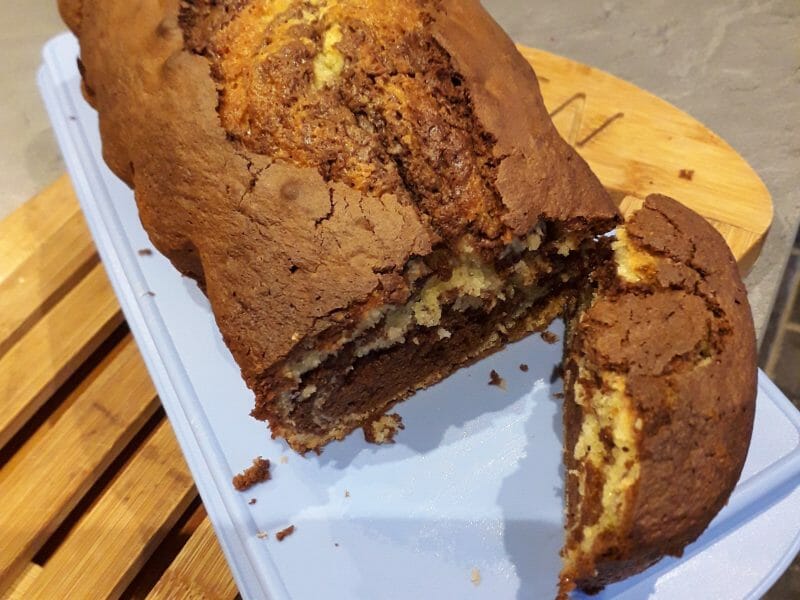 Cliquez pour zoomer ! Marbré au chocolat Thermomix par isapharma88650