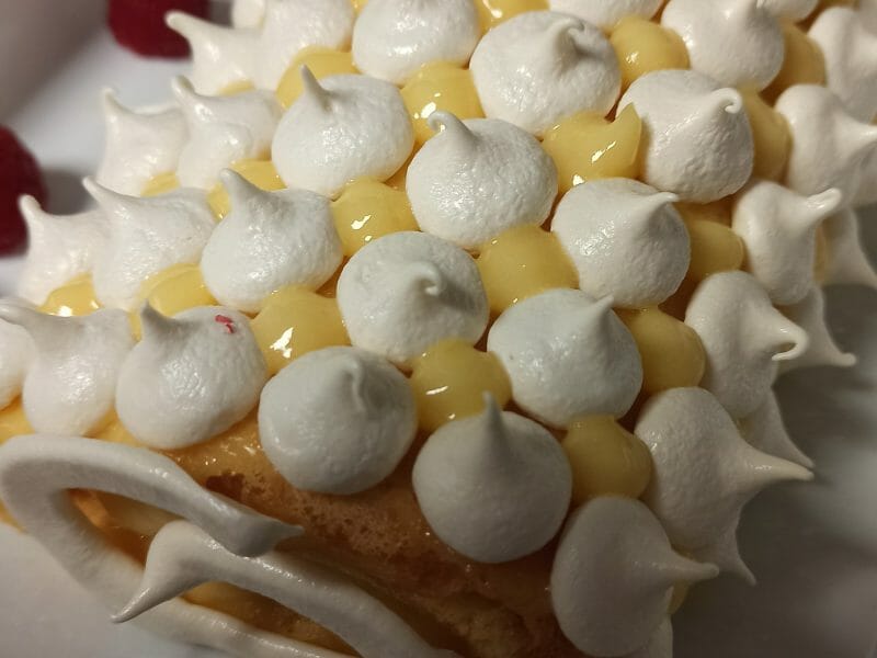 Buche Au Citron Meringuee Au Thermomix Cookomix Buche Au Citron Meringuee Au Thermomix Cookomix