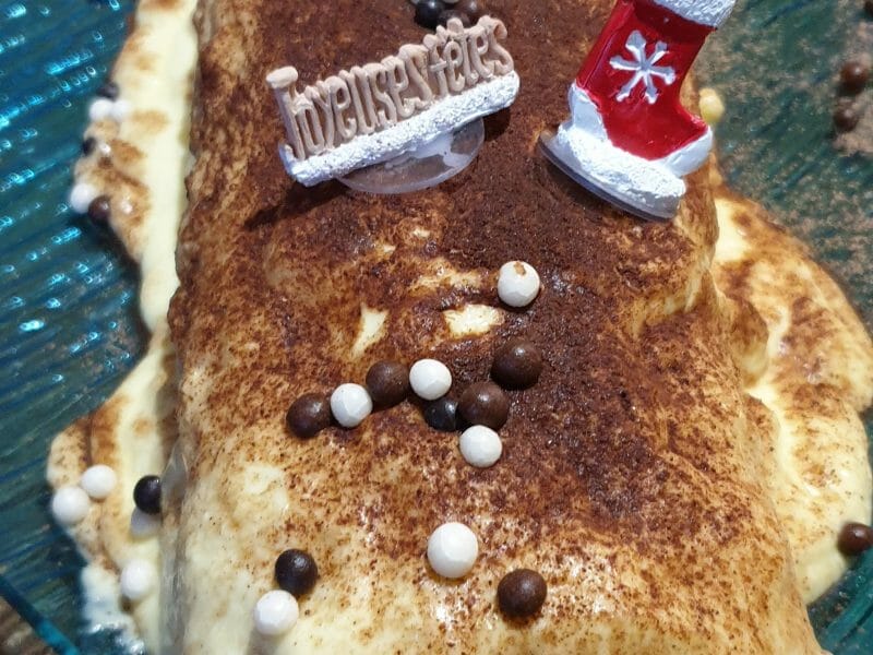 Cliquez pour zoomer ! Bûche Tiramisu Thermomix par isabelle_66