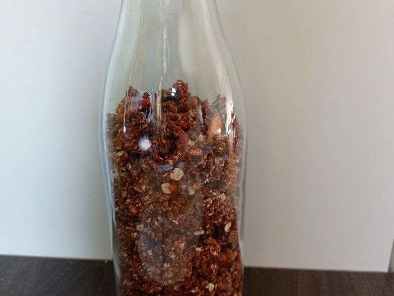 Cliquez pour zoomer ! Granola au chocolat Thermomix par ginieginie