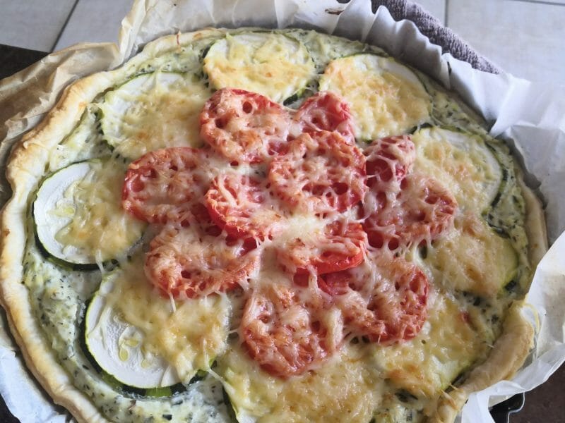 Cliquez pour zoomer ! Tarte courgettes et ricotta Thermomix par cocomika31190@hotmail_fr