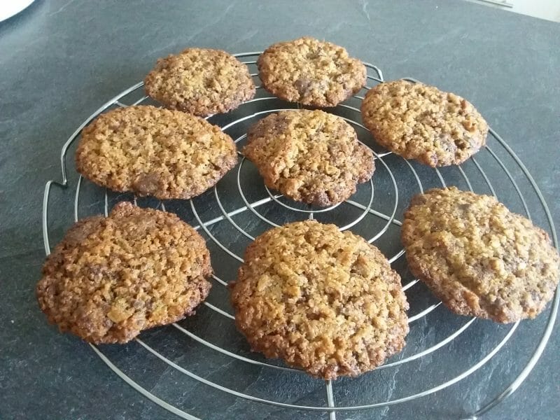 Cliquez pour zoomer ! Cookies au pain rassis et pépites de chocolat Thermomix par cathou56