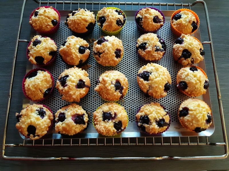 Cliquez pour zoomer ! Muffins aux myrtilles Thermomix par gwendoline_81