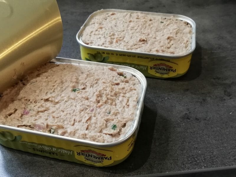 Rillettes de sardines au Thermomix Cookomix