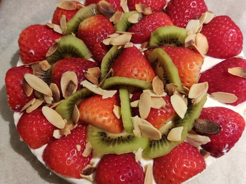 Cliquez pour zoomer ! Tarte aux fraises sans cuisson Thermomix par mag_6