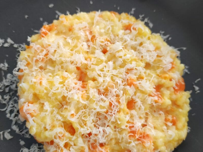 Cliquez pour zoomer ! Risotto aux carottes et parmesan Thermomix par Fyne