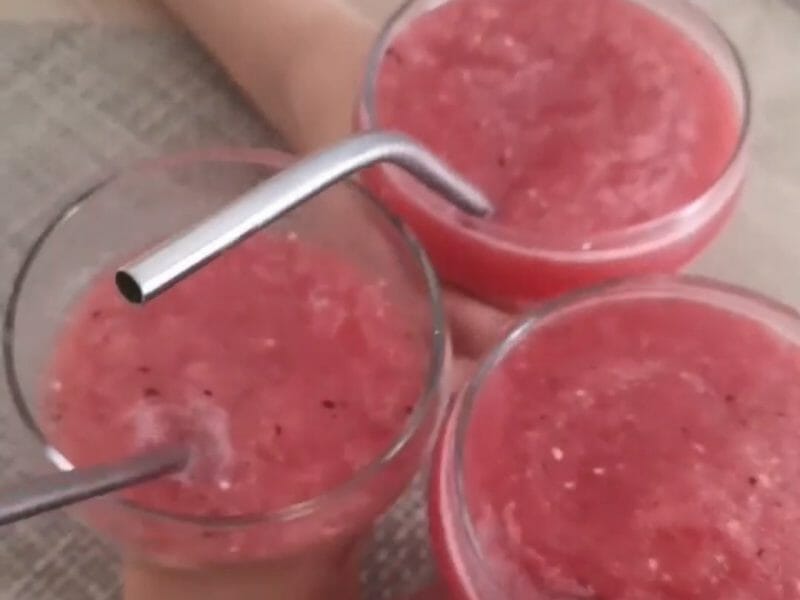 Cliquez pour zoomer ! Granité de pastèque Thermomix par Fyne