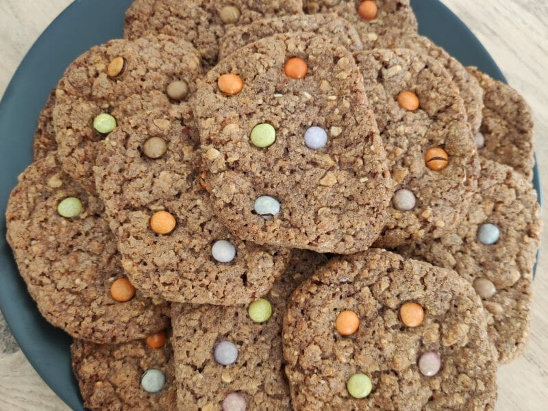 Cliquez pour zoomer ! Cookies avoine et chocolat Thermomix par Fyne