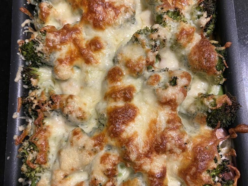 Cliquez pour zoomer ! Gratin de pâtes au brocoli Thermomix par rox82
