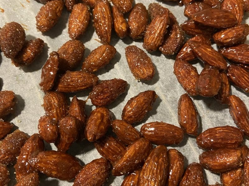 Cliquez pour zoomer ! Amandes grillées à la cannelle et au miel Thermomix par rox82