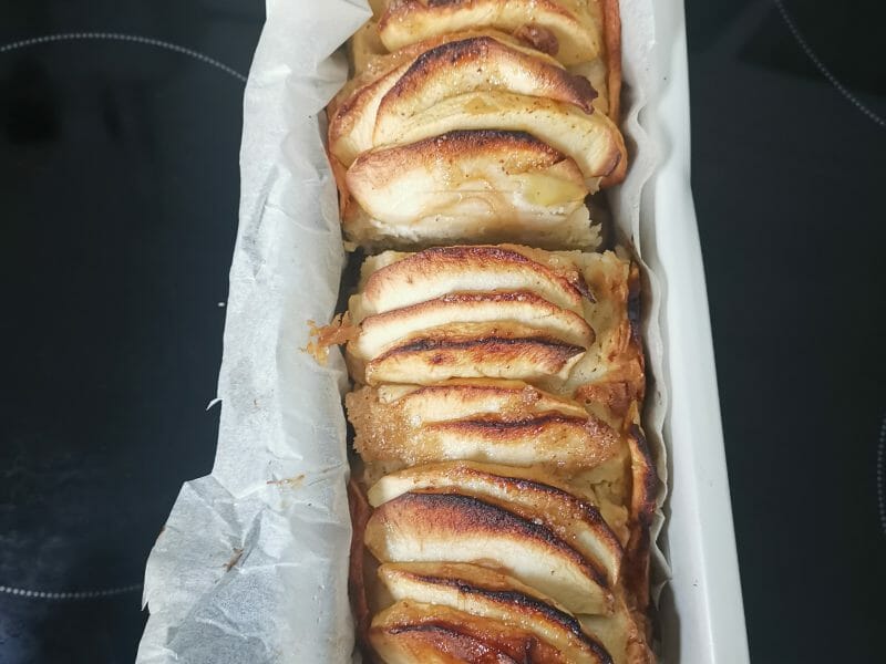 Cliquez pour zoomer ! Cake aux pommes à l’ancienne Thermomix par lolotte1408