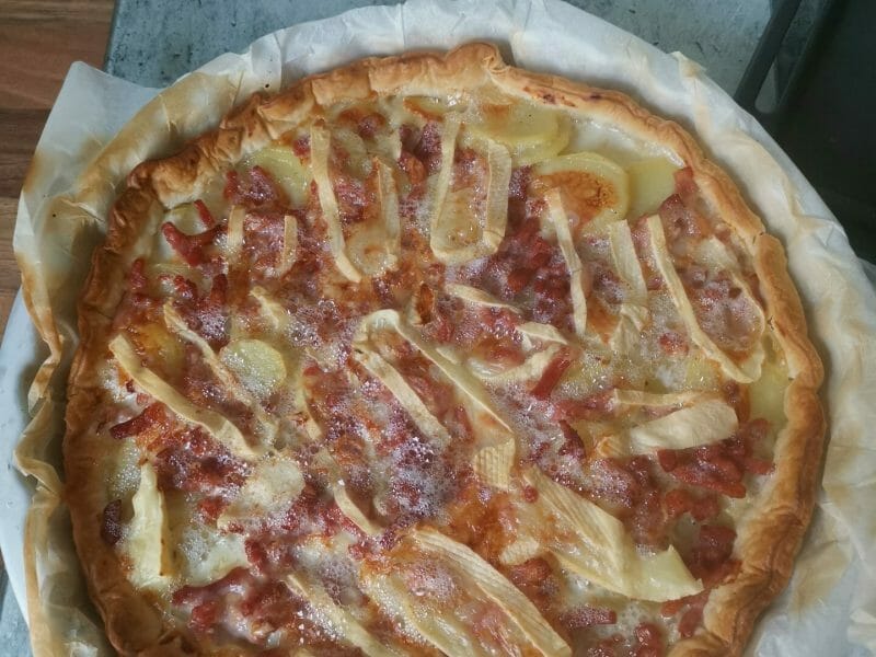 Cliquez pour zoomer ! Tarte aux pommes de terre et lardons Thermomix par lolotte1408