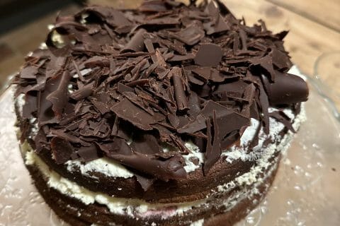 Cliquez pour zoomer ! Bûche forêt noire Thermomix par Émilie 🌸