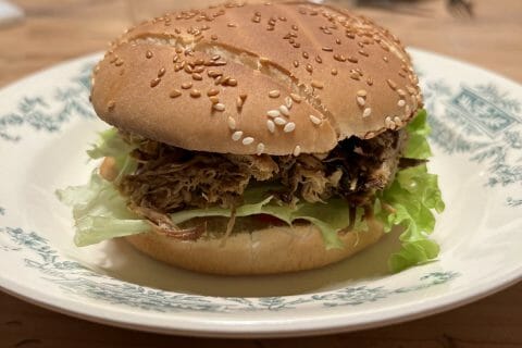 Cliquez pour zoomer ! Burger d’effiloché de porc Thermomix par Émilie 🌸