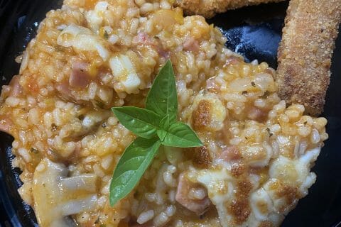 Cliquez pour zoomer ! Gratin de riz façon pizza Thermomix par laouada